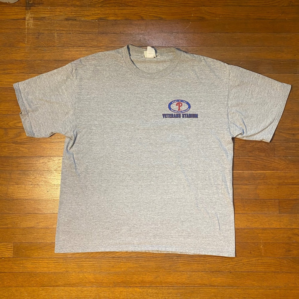 Vintage 2003 Lee Sport Philadelphia Phillies Veterans Stadium T Shirt Mens XL - Picture 2 of 8